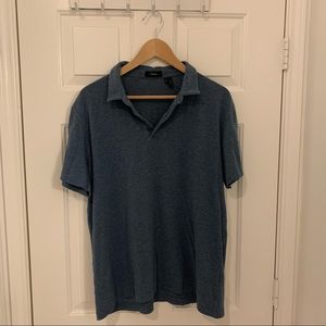 Theory Distressed Polo Shirt